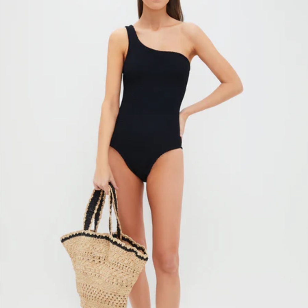 Hunza G one shoulder swimsuit